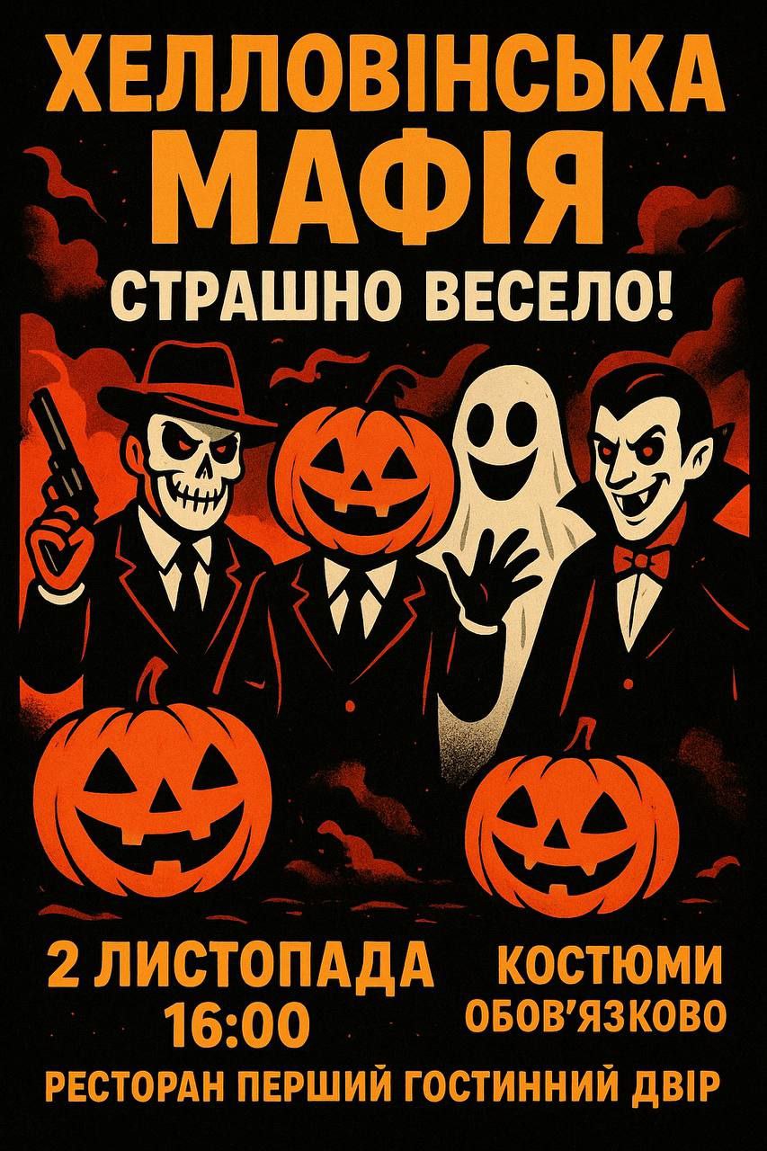 Halloween 🎃💀 1 стіл