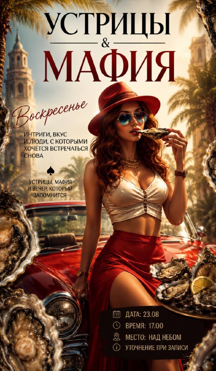 Устрицы & Мафия 🦪♠️