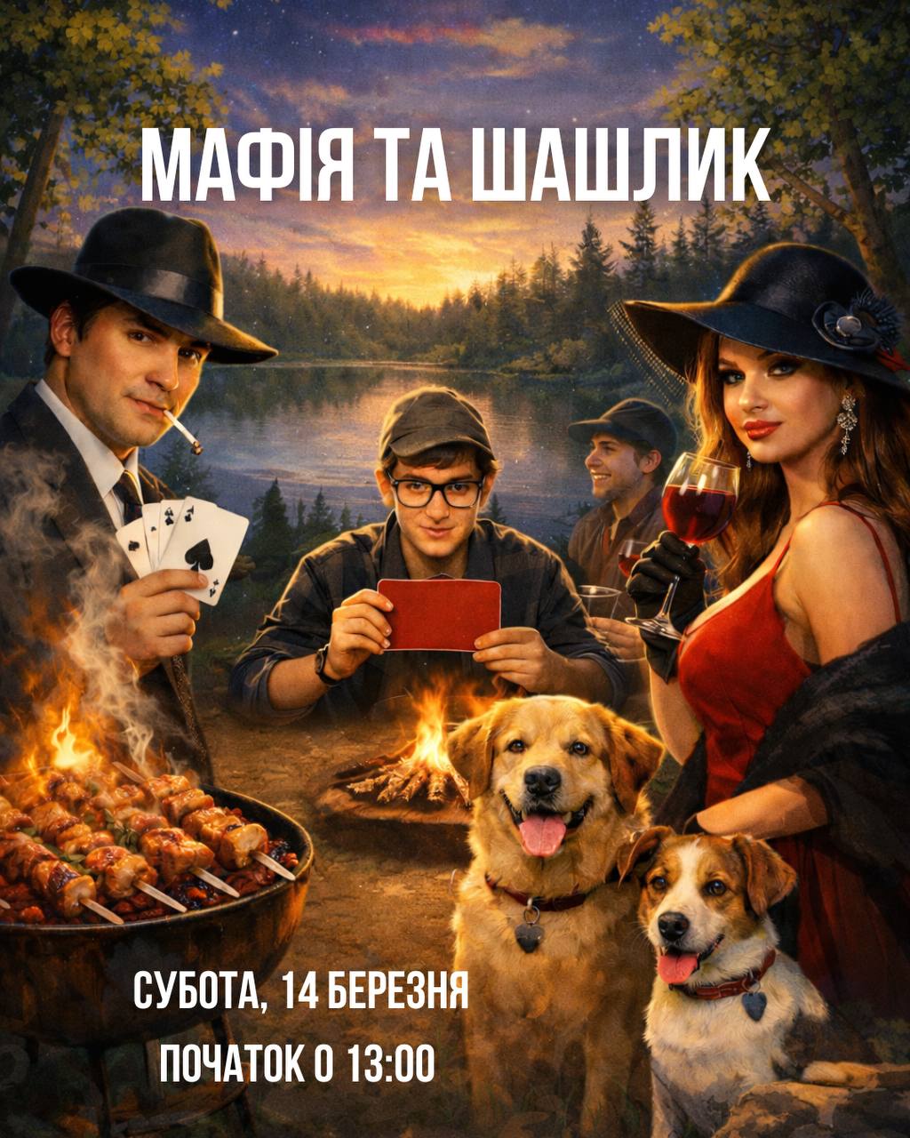 🎭MAFIA & ШАШЛИК 🍗
