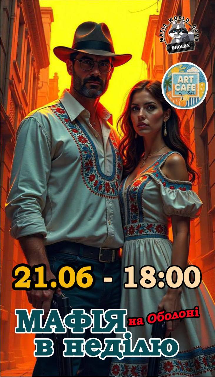 Мафія в неділю 21.06 на Оболоні
