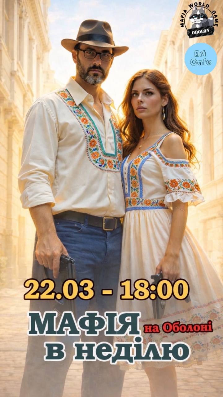Мафія в неділю на Оболоні!😎
