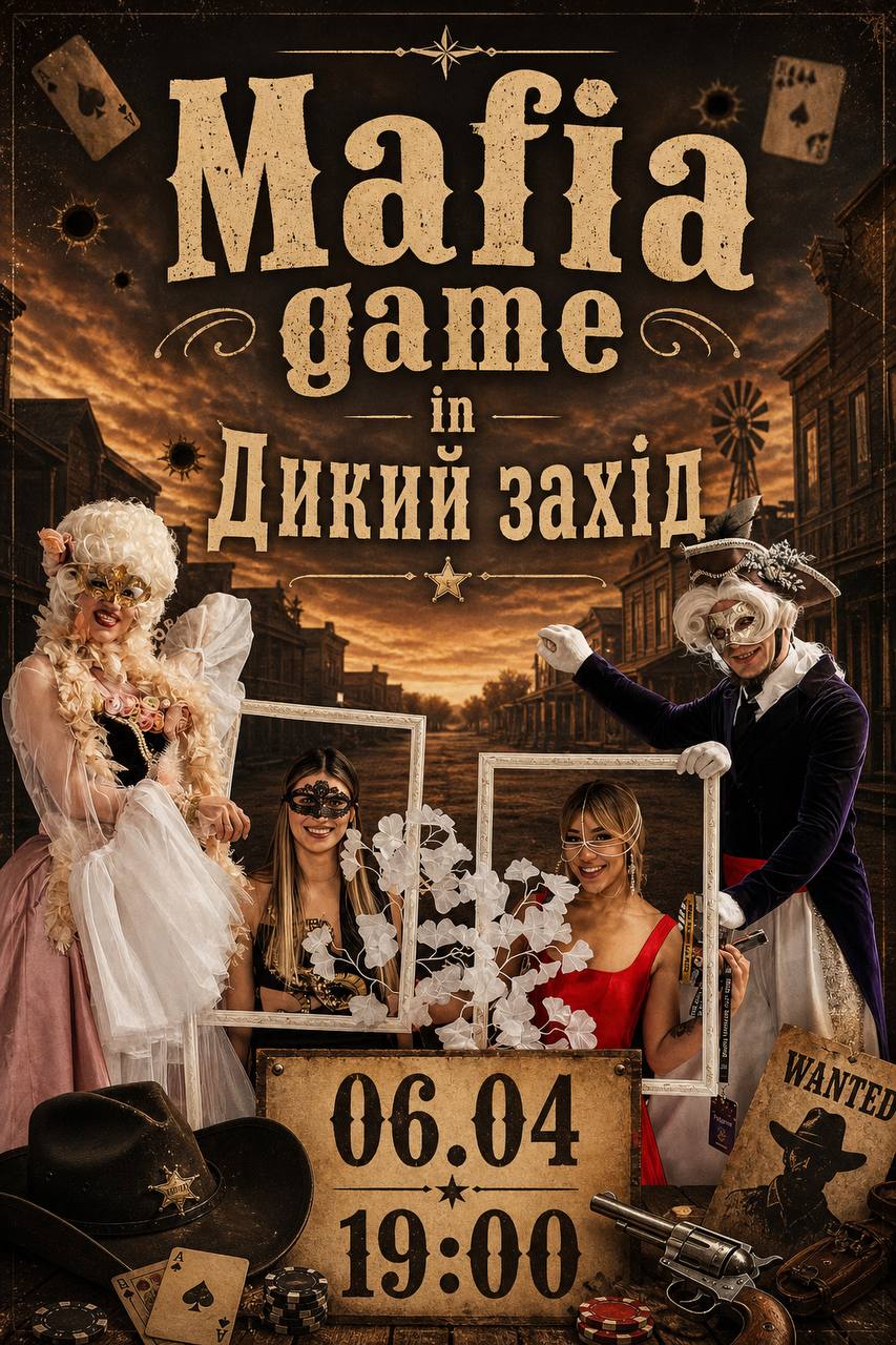 Mafia game in Дикий Захід