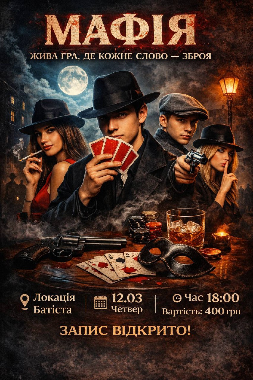 Мафія у Четвер 😌